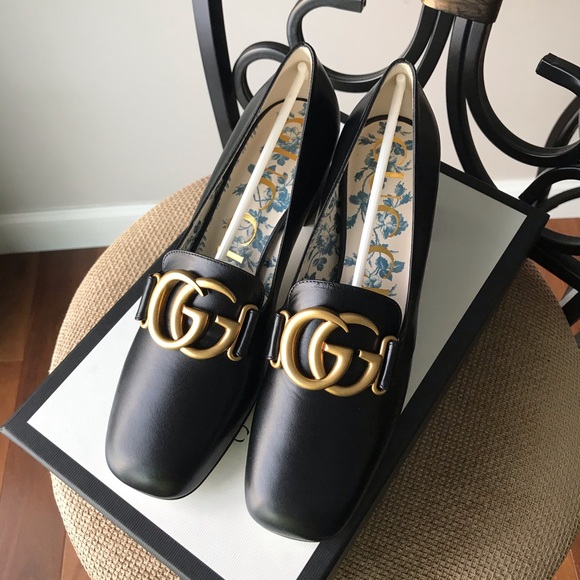 Gucci Shoes - 🎁NWT Gucci marmont GG mid-heel loafer/pump